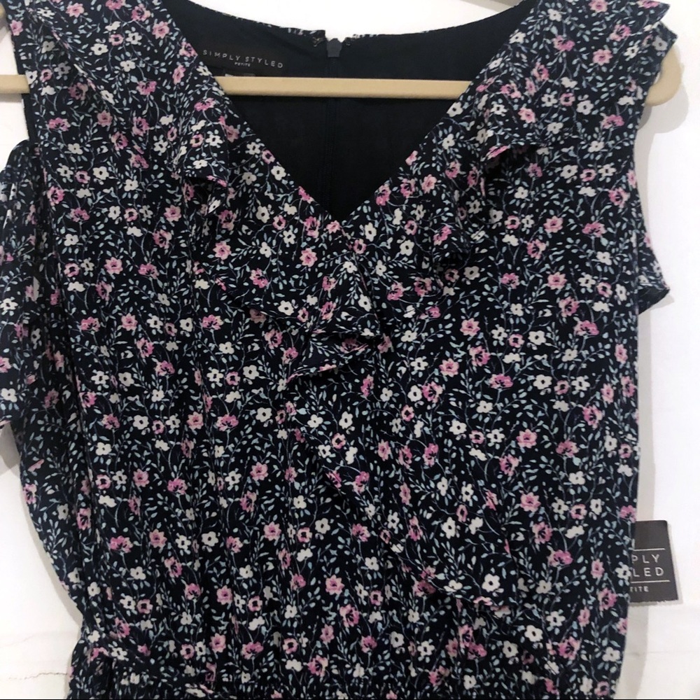NEW Flower prints Cold shoulder dress